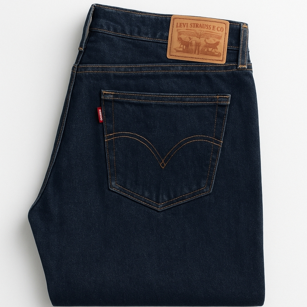 👖Levi’s 505 Original Fit Jeans – Women’s 14 Long, Cobalt Haze Wash